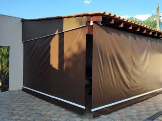Toldo cortina sem Visor preto